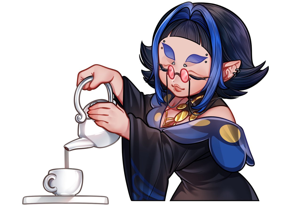 SybilTheOracle's tweet photo. I can't wait to finally serve you guys some delicious tea soon!
Just a month or so more and we'll be able to formally meet!

(🎨: @/kvakozawrstudio) https://t.co/vEo5IBFlGA