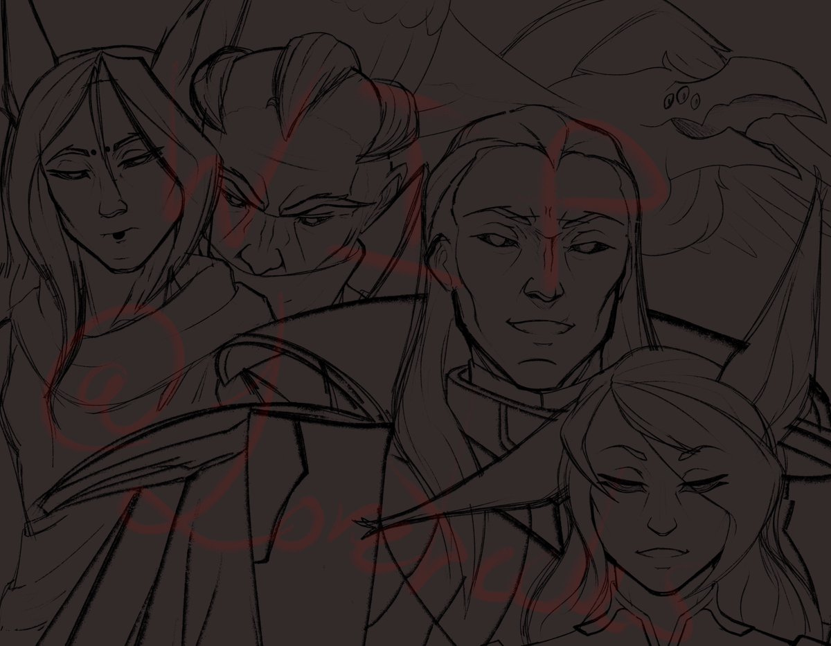 loretecks's tweet image. Another WIP : D This is the biggest piece I've taken on in a while! I love this old man a very normal amount I promise aslkjdnfhf
I also just realized it's been nearly ten years since I started shipping Chisse with Swain!

[ #LeagueofLegends | #ArtofLegends | #Swain | #OCxCanon ]