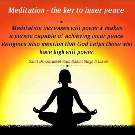 jituinsan55's tweet photo. शरीर दो‌ तरह से तंदुरुस्त बनता है, मानसिक और शारीरिक। व्यक्ति शारीरिक तौर पर तो तंदुरुस्त बन जाता हैं, लेकिन मानसिक तौर पर नहीं। 
Saint Gurmeet Ram Rahim Singh जी मानसिक तंदुरुस्ती के लिए ध्यान का तरीका बताते हैं। जिससे तनाव व नाकारात्मक विचार दूर होते हैं। 
#MentalHealthTips https://t.co/YEzjkwtRSh