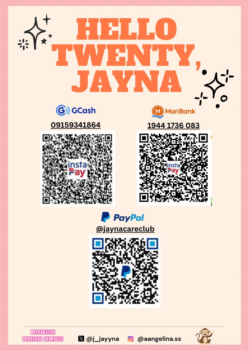 JaynaCareClub's tweet image. 𝗛𝗲𝗹𝗹𝗼 𝗧𝘄𝗲𝗻𝘁𝘆, 𝗝𝗮𝘆𝗻𝗮! 💛

Our little monkey is now growing into a beautiful adult! To celebrate her birthday, we’re starting the donation drive. The goal may not be big, but our love for Jayna surely is. 🐾✨

Part 1: Charity Donation (Animal Shelter)
Part 2 &amp;amp; Part…