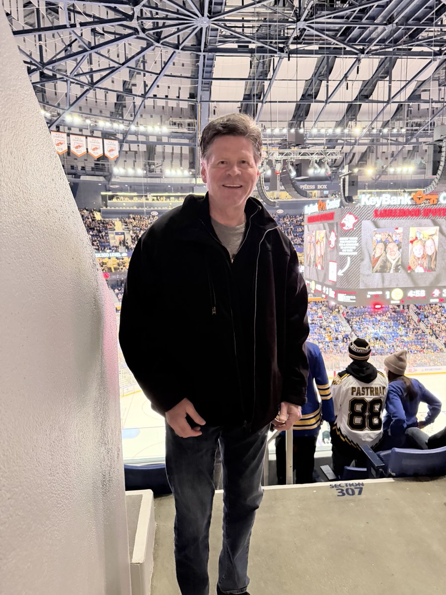 At the Buffalo Sabres game! Where are you?