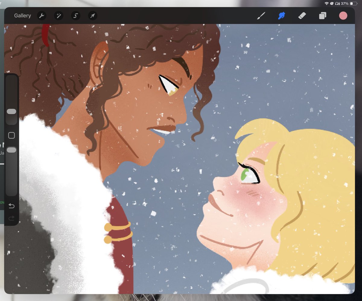 Let it snoooooow! ☺️❄️💕 #wip