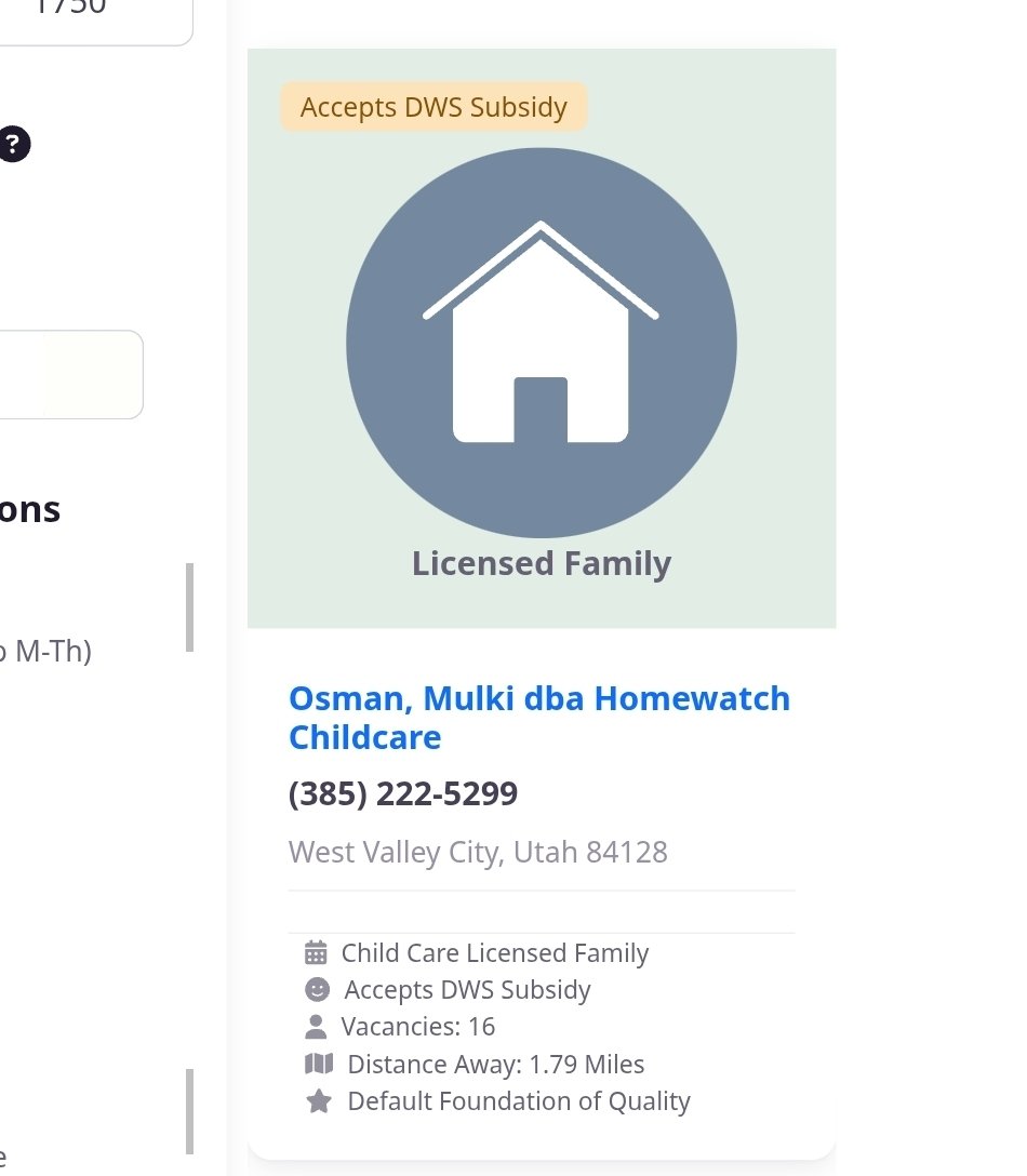 IdleAn94328's tweet image. Don't worry guys.  I'm certain there's no childcare fraud at all in Utah.