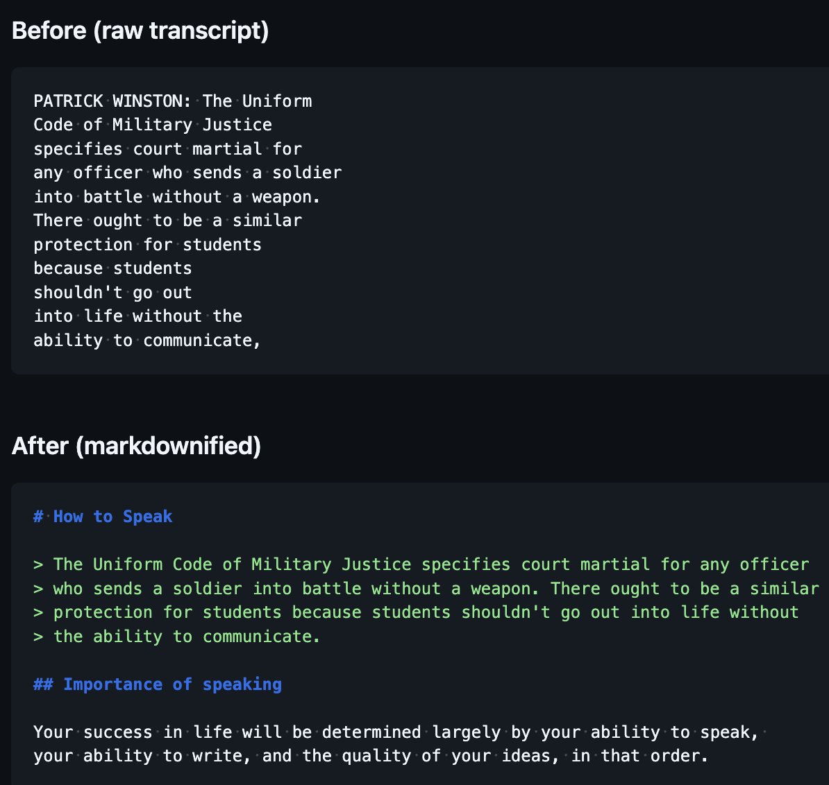 markdown summarizer ui