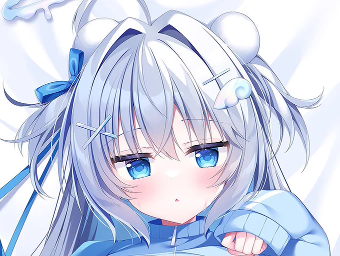 抱き枕:天使界隈かなたちゃん! 受注本日締切ますー! 詳細はBOOTHにかいてるよ