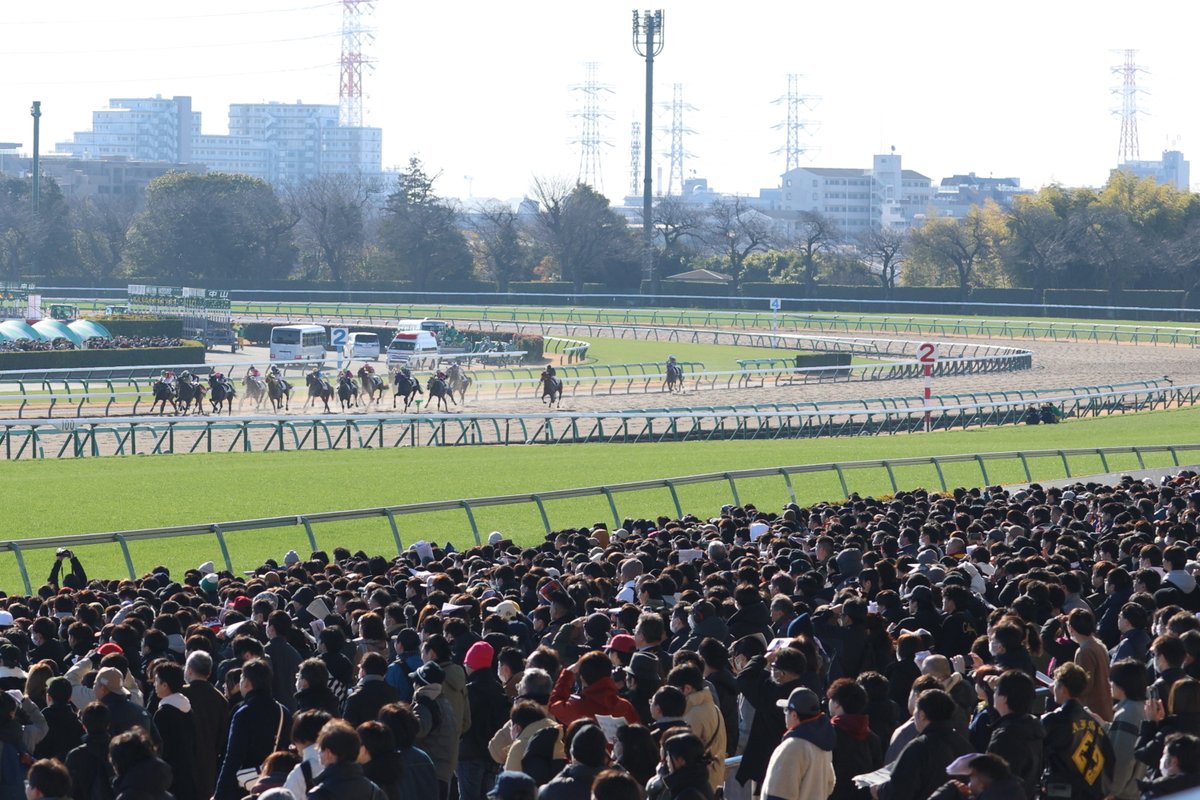 有馬記念が行われる中山競馬場は2Rの時点で早くも多くのお客様でにぎわっています！
