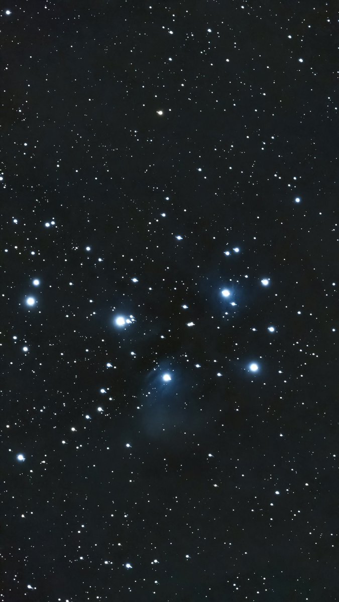 toomuchliving's tweet image. Tonight’s moon &amp;amp; pleiades from my telescope 🔭