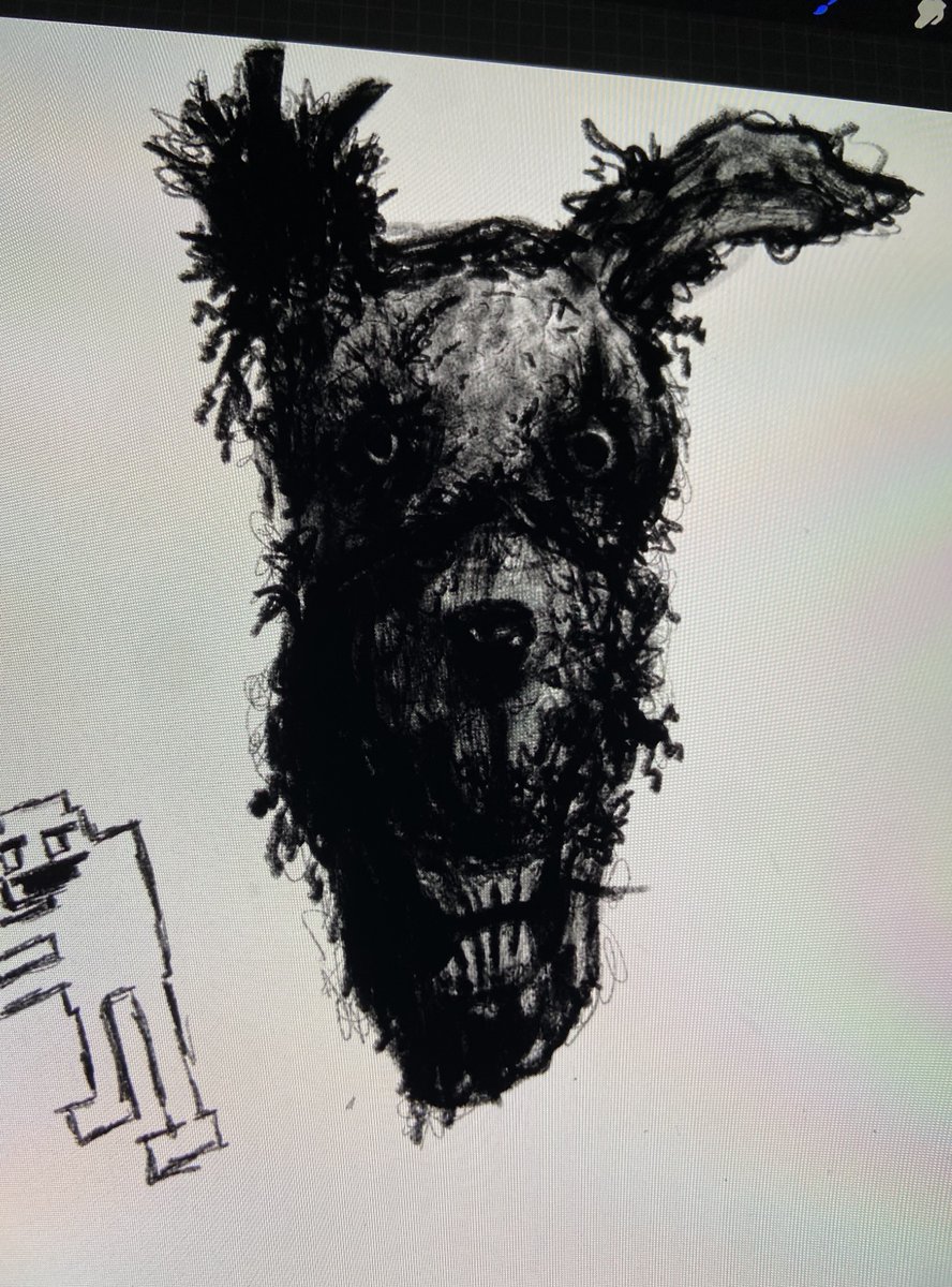 AverageFranDev's tweet photo. springtrap doodle I made in like fifteen minutes. #FNAF #art #drawing #fnaf2movie https://t.co/yNlBVxiKYd