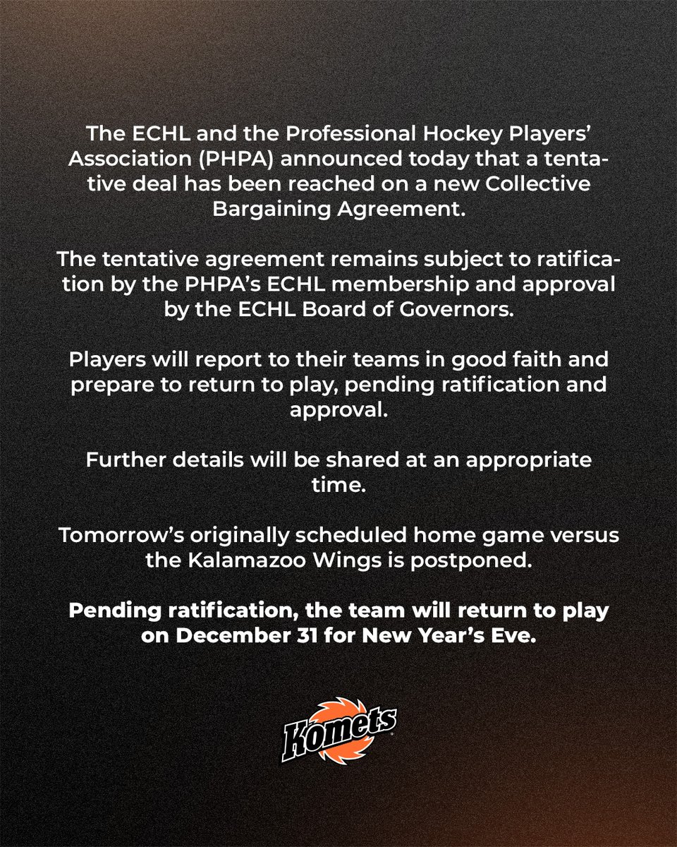 Fort Wayne Komets tweet media