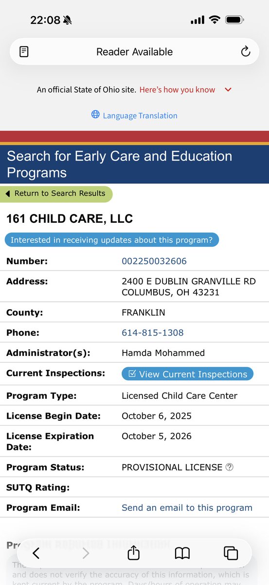 bryanrbeal's tweet image. So I did some very basic quick research on Columbus Ohio “daycares” that are taxpayer funded.

Here is the VERY FIRST ONE I looked up, along with the Google Street view of the address.