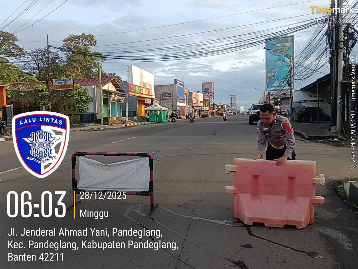 Gatur pagi satlantas polres pandeglang