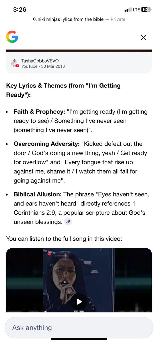 supernaturalclv's tweet photo. @vdmempire Some of her punchlines have always been Bible verses but you all don’t listen enough https://t.co/CgPKKXaKRL