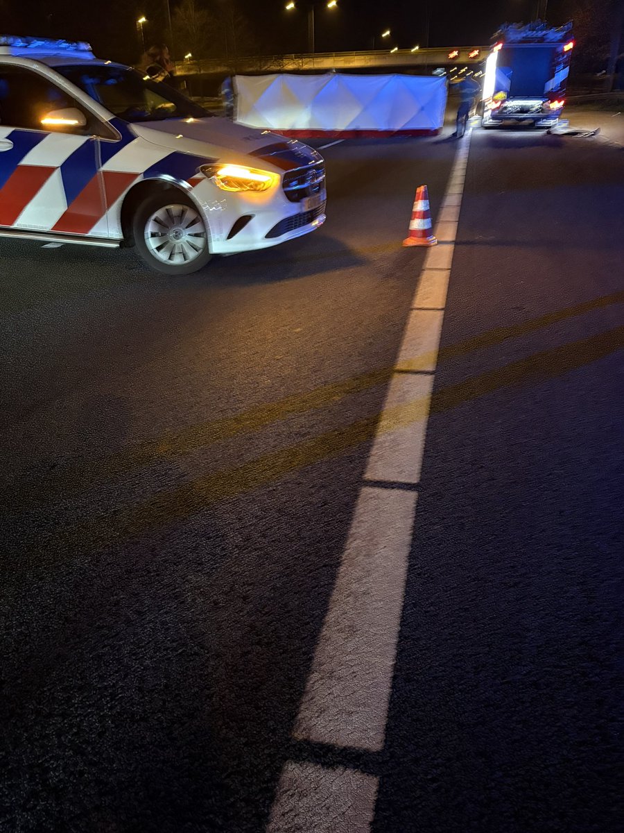 Dode bij aanrijding op A2
