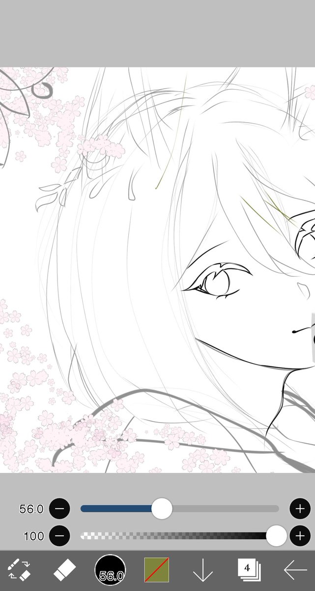 Secmoonhello's tweet image. Gilaa aku baru bikin sketch doang😭