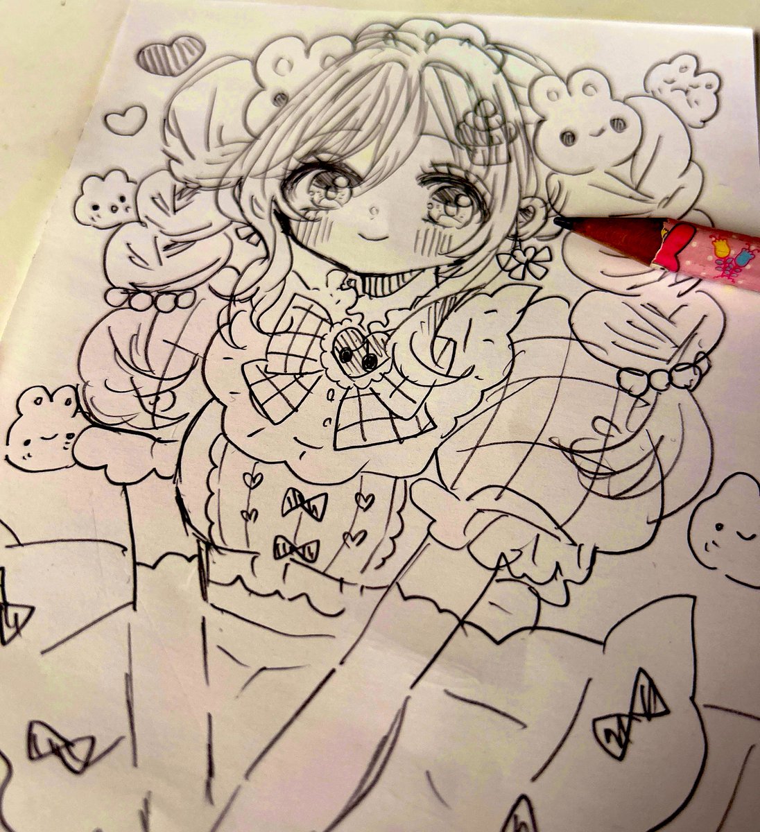 Post by 🐰ももうさぎ🐰💗水彩とコピック💗 on X: らくがき🐰