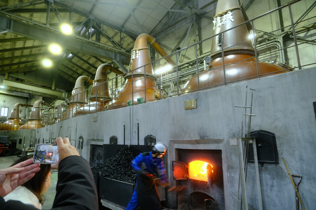 NH879's tweet photo. 先週の今日は十数回目のニッカ余市蒸留所見学でノンビリ試飲中だった・・・
ガイドさんが「明日からマッサンの再放送ですね！」と、全く知らなくて驚いた。
あっという間の一週間でもう年末
今年もニッカウヰスキーよく飲んだな～
#ニッカウヰスキー
#ウイスキー
#マッサン
#ニッカ https://t.co/sMdl2AvoIR