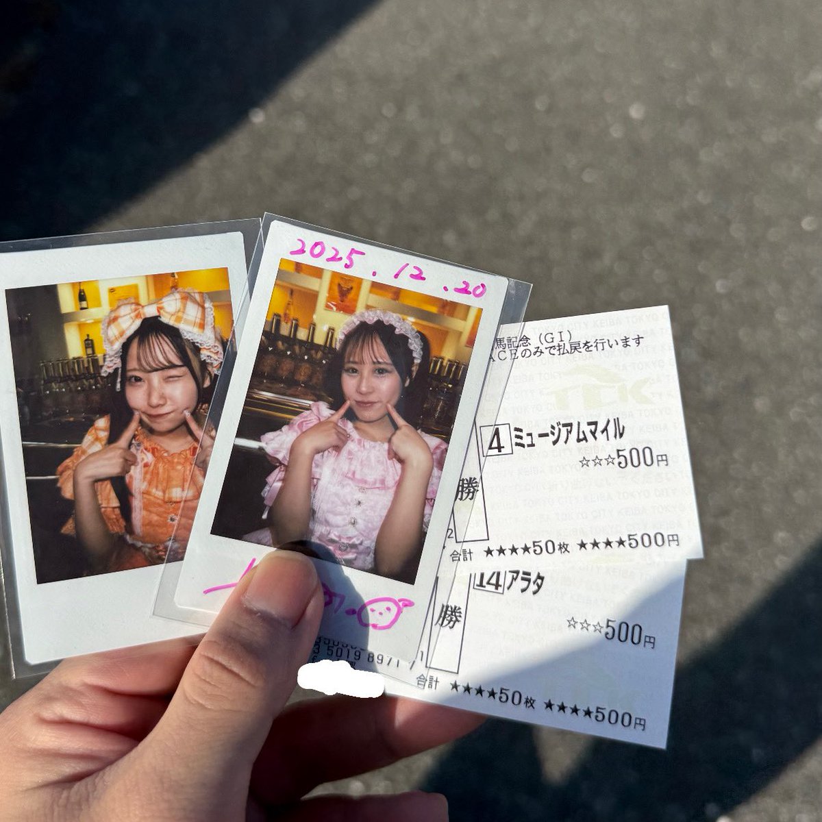 ななみさんとねねさんの力で有馬記念で夢を掴もう。