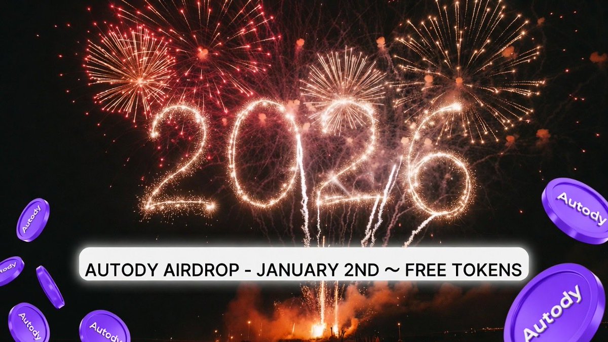 Autodytraded's tweet photo. 🚨 $AUTODY NEW YEAR AIRDROP INCOMING! 🚀💜

Kick off 2026 with FREE $AUTODY tokens!

We're dropping **massive rewards** to our early believers and active community on **January 2nd**.

Why? Because autonomy starts with YOU owning real utility tokens – for transactions, P2P, ecosystem services & more.

To qualify (super simple):
1. Follow @Autodytoken 
2. Like + Repost this post
3. Tag 3 friends who need financial freedom

Snapshot: Dec 31st – Jan 1st  
Drop: January 2nd straight to your Polygon wallet!

The bigger the community, the bigger the bags 💎

Who's ready to start the year autonomous? Drop a 💜 below!

CA: 0x30da748c76d1c87b2893035b60fdc50a31439d8d (Polygon)

#AUTODY #Airdrop #CryptoAirdrop #Polygon #NewYearGem