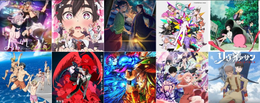 K1ngGoomba's tweet photo. Top 10 anime of 2025. A tough choice for my last spot. https://t.co/pHLdAbfhqp