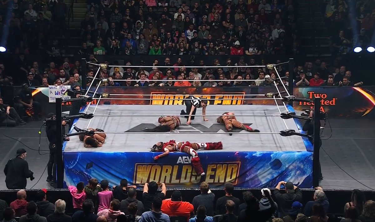 Mercedes Mone and her ability of always looking completely dead to the world.