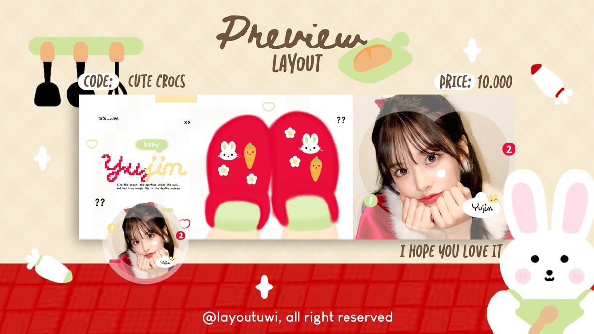 layoutuwi's tweet image. help repost? thanks!

halo, aku bawa layout ready stock yujin terbaru free retext, yg bisa di take di dm-ku sekarang juga. Yuk jajan♥️ #zonauang
