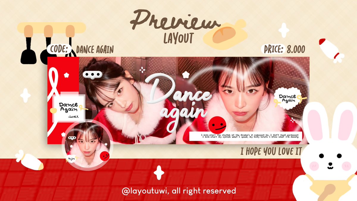 layoutuwi's tweet image. help repost? thanks!

halo, aku bawa layout ready stock yujin terbaru free retext, yg bisa di take di dm-ku sekarang juga. Yuk jajan♥️ #zonauang