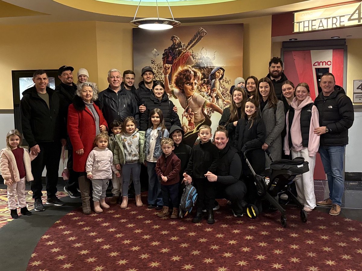 DavidChebotarev's tweet photo. @the_david_movie was fun to watch with the fam. Nice to see a little light in the theaters. https://t.co/msIjEbhRcm