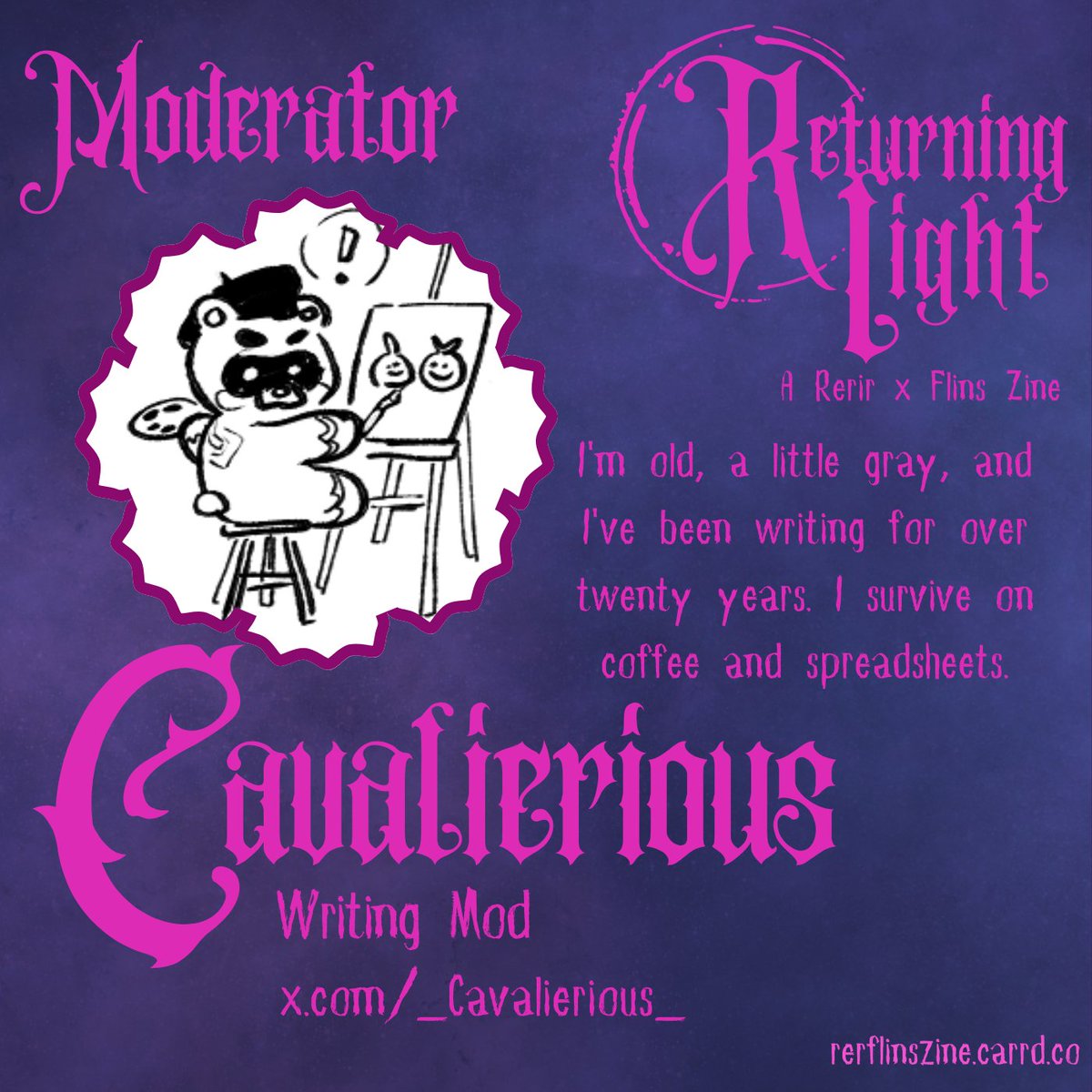 Returning light - a Rerflins Zine tweet media