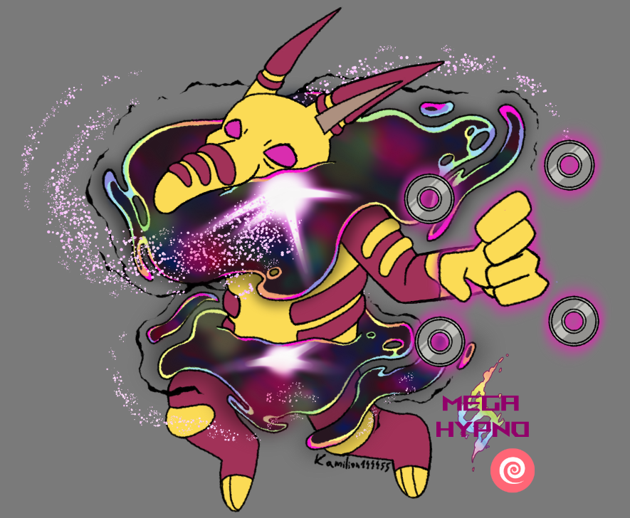 My Mega Hypno! #PokemonLegendsZA #Pokemon #megapokemon #fakemon #pokemonfanart