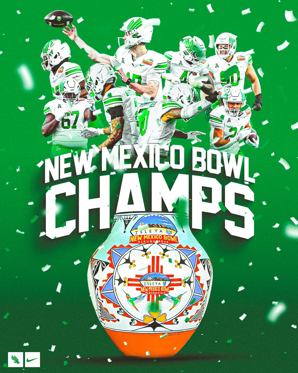 MeanGreenFB's tweet image. NEW MEXICO BOWL CHAMPIONS!

#GMG🦅