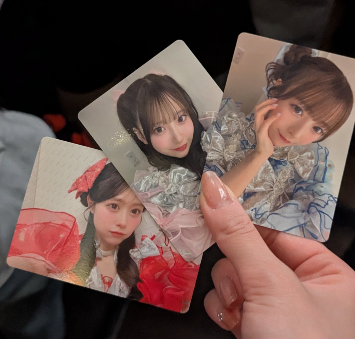 Fe_N_'s tweet photo. きゅーすと　グッズ　トレカ　交換
【譲】桜庭、梅田、佐野
【求】真鍋

条件の合う方
本日カウントダウン2526会場での交換お願いします

キュースト
CUTIE STREET
カウントダウンジャパン
CDJ https://t.co/bPSd9BkuFY