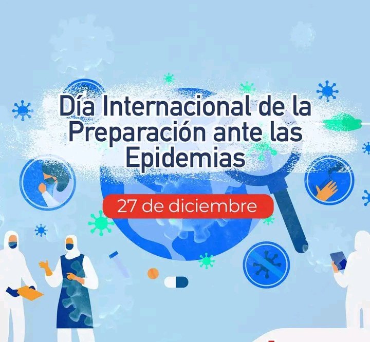📌Hoy 27 de diciembre se celebra el Día Internacional de la Preparación ante las Epidemias, jornada para reflexionar sobre la importancia del enfrentamiento a las epidemias #HospitalGuevara #CubaPorLaVida <a href="/MINSAPCuba/">Ministerio de Salud Pública de Cuba</a> <a href="/DirGestionTunas/">Directora de Gestión Sanitaria DGS Las Tunas</a> <a href="/DtorDgsTunas/">Director General de Salud Las Tunas</a> <a href="/marianela7772/">Marianela</a> <a href="/Heghelastunas/">heghe Departamento de Higiene e Epidemeologia</a>