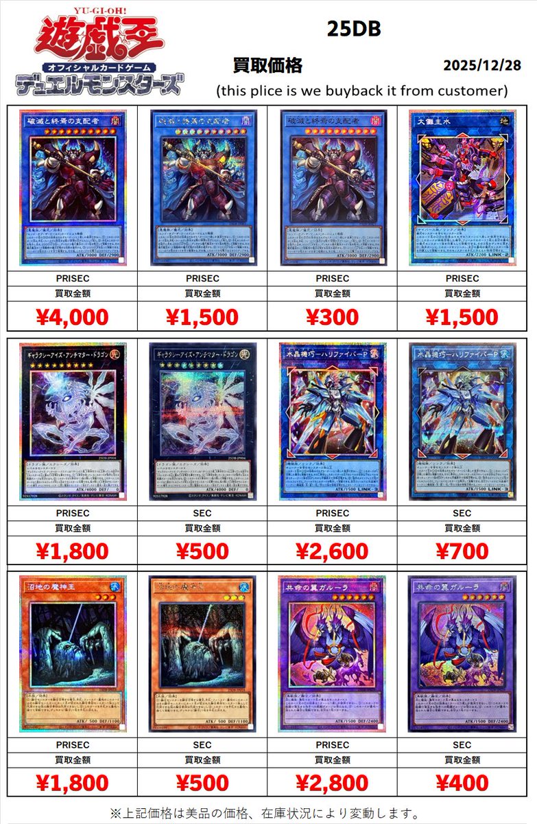 遊戯王　プリズマまとめ売り 遊戯王 プリズマまとめ売り 24枚 遊戯王 プリズマ プリシク 25th