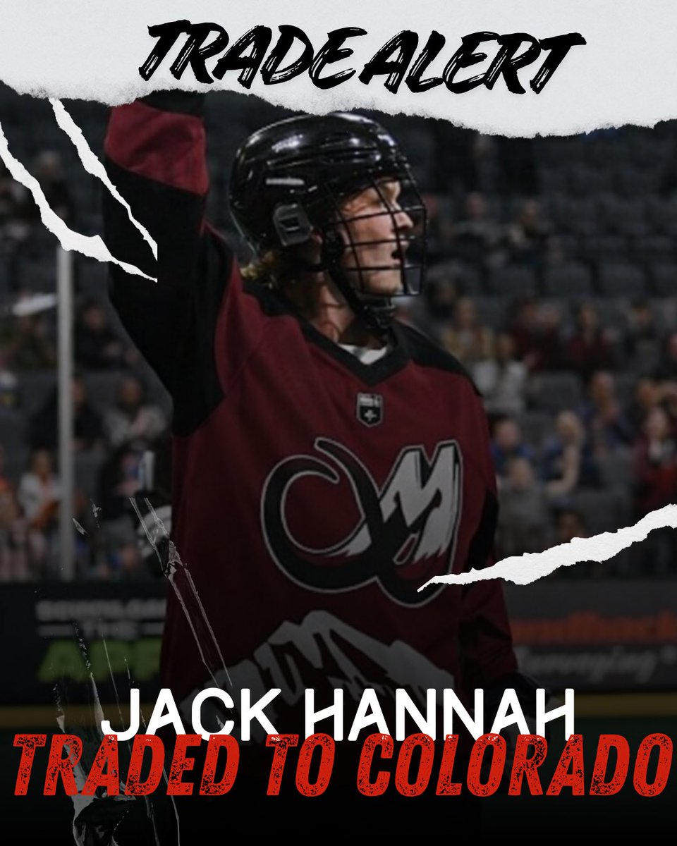 LooseMeshPod's tweet image. Breaking News:

Jack Hannah is headed to @MammothLax

@vegasdesertdogs lands a 2026 1st-round comp pick, a 2027 1st, and a 2nd-rounder as per @RealUncleFrick

#NLL #Lacrosse #PLL #Trades #TuskUp #SinCity