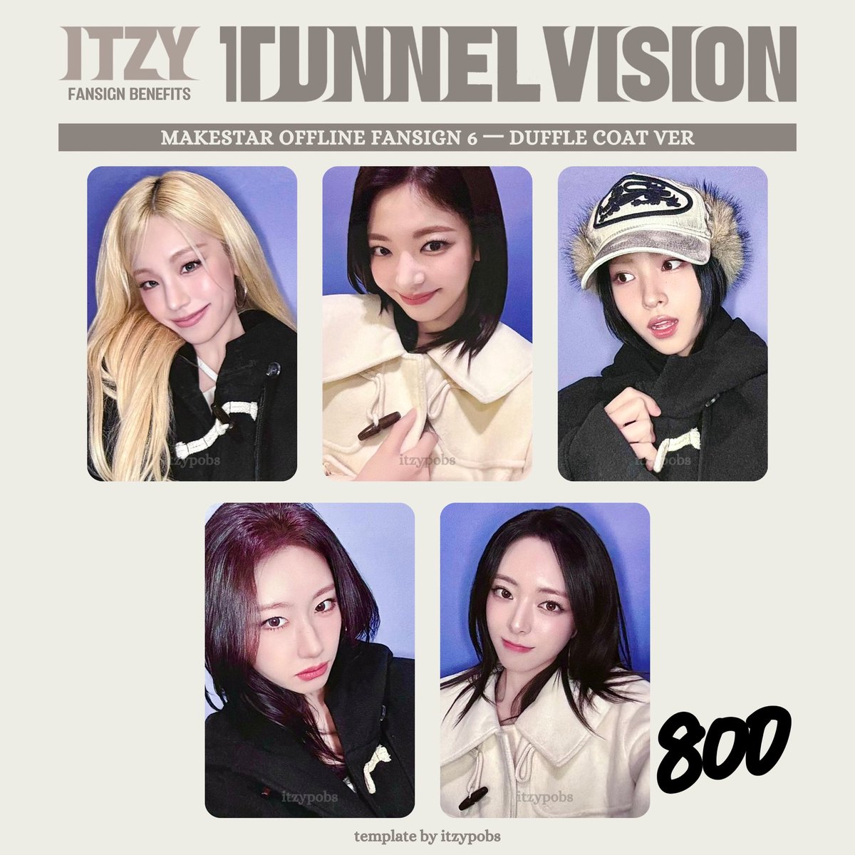 ITZY Tunnel Vision共同購入 買取 譲》画像のトレカ 求》引用元画像に