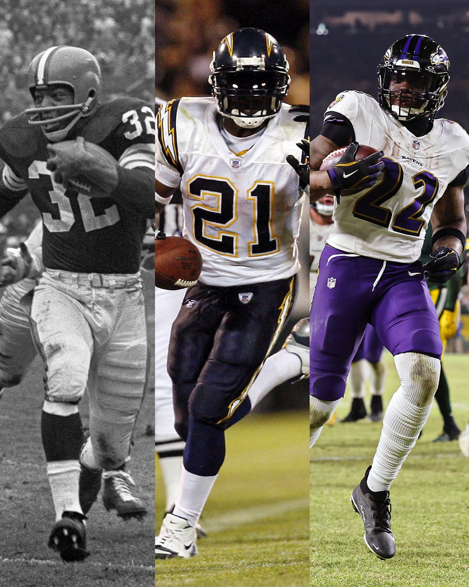 ESPNInsights's tweet image. KING HENRY 👑 

Derrick Henry joins LaDainian Tomlinson and Jim Brown as the only players in NFL history with 25 career games of 100+ rush yards and multiple rushing touchdowns.