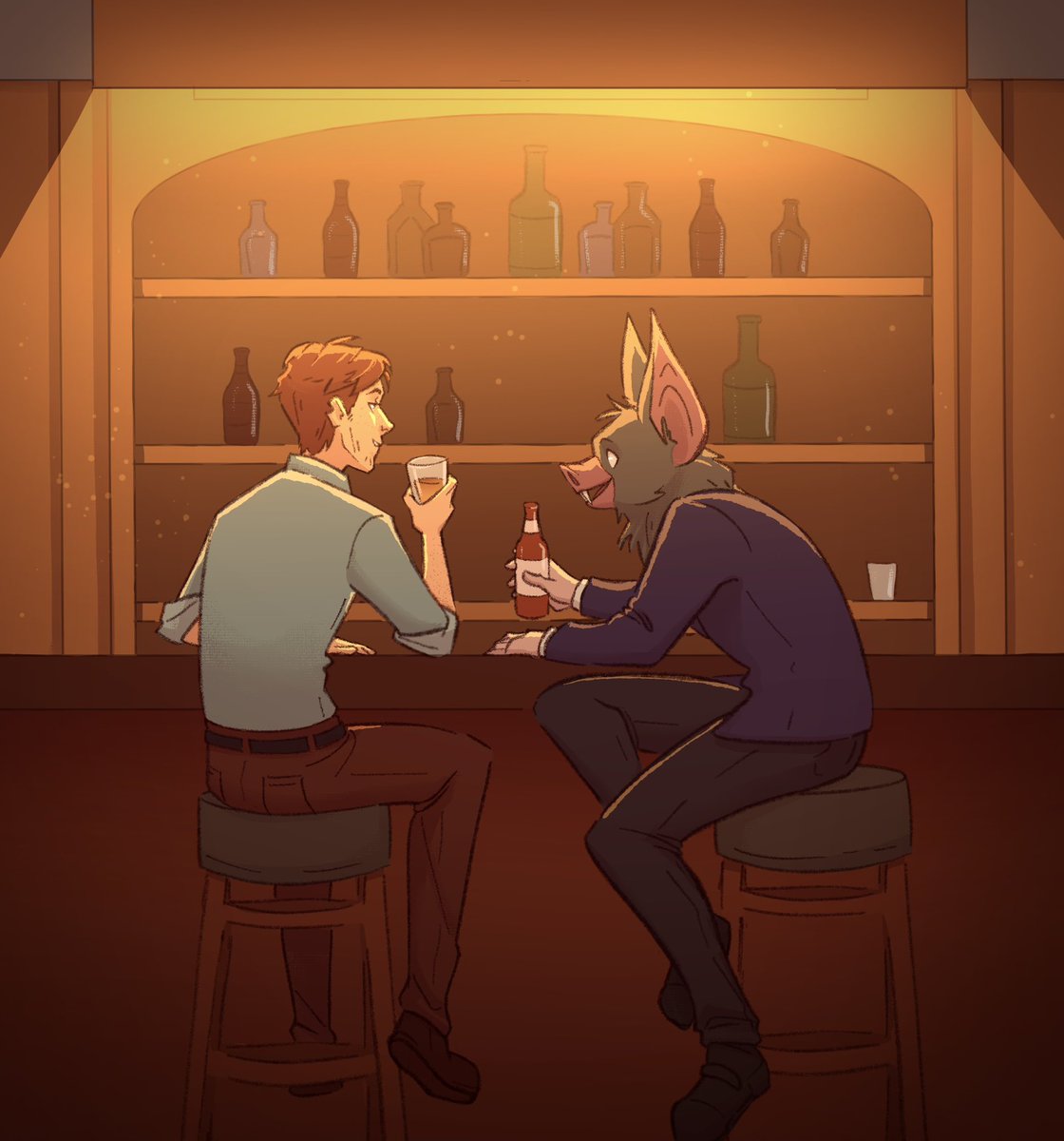 post-work date at crypto night 🍻 #dispatch #mechabat