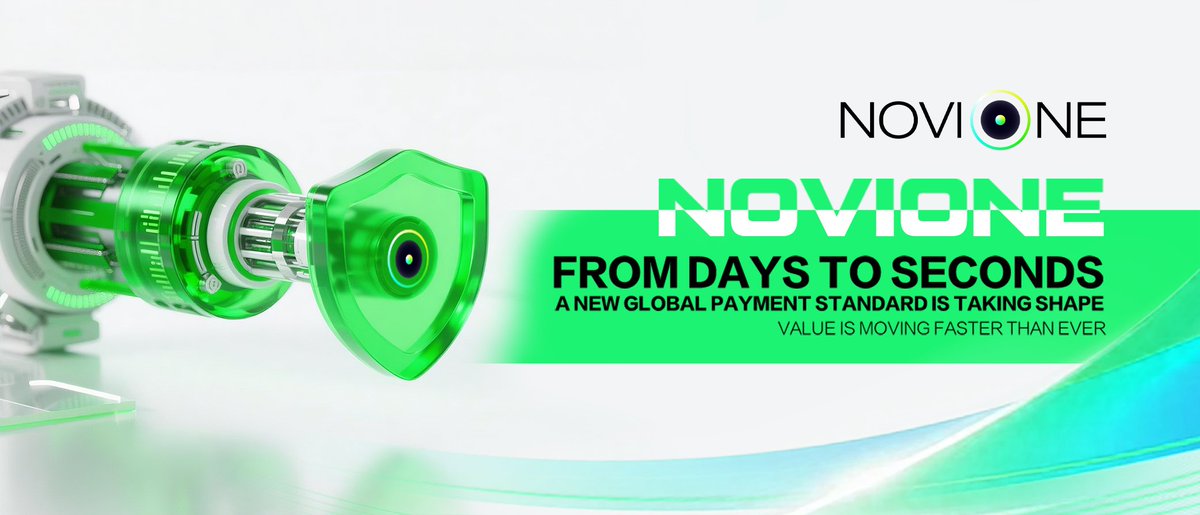 NoviOneGlobal's tweet photo. 🌍⚡️ Value is moving faster than ever.
From days to seconds,
a new global payment standard is taking shape.
Slogan: Where value flows at the speed of light.
✨The Hong Kong conference is about to be held, and NoviOne is showcasing to the world
#NoviOne #HongKong #Web3 https://t.co/v8HlVY2wbI