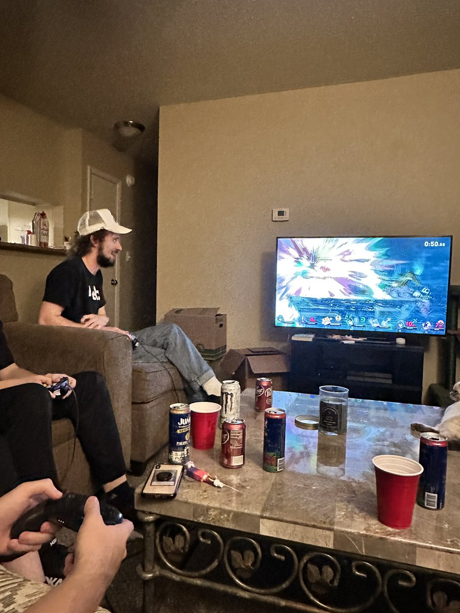 NWAPurps's tweet image. Congrats to @BearlyBlane for winning Jacbob Brew Battle #7: CentAR edition!!! He was only 1 shot deep, but managed to overcome the Sober Samuel: Terminus!

Also shoutout to team drunk (Me, EnderBen, Light Show, and John Dusty) for winning the teams side bracket! We won 3 shots!