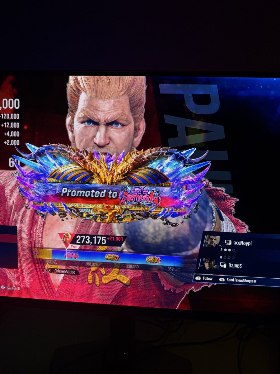 I finally got GoD rank on TEKKEN