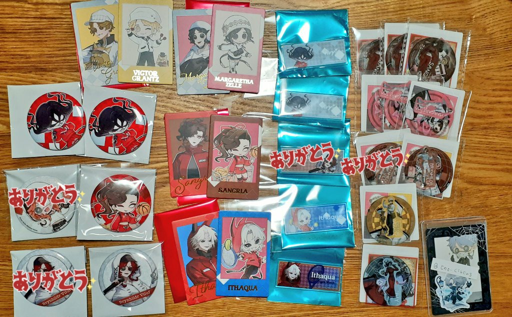 交換 讓渡 第五人格 ラウンドワン 缶バッジ ブロマイド ネームプレート