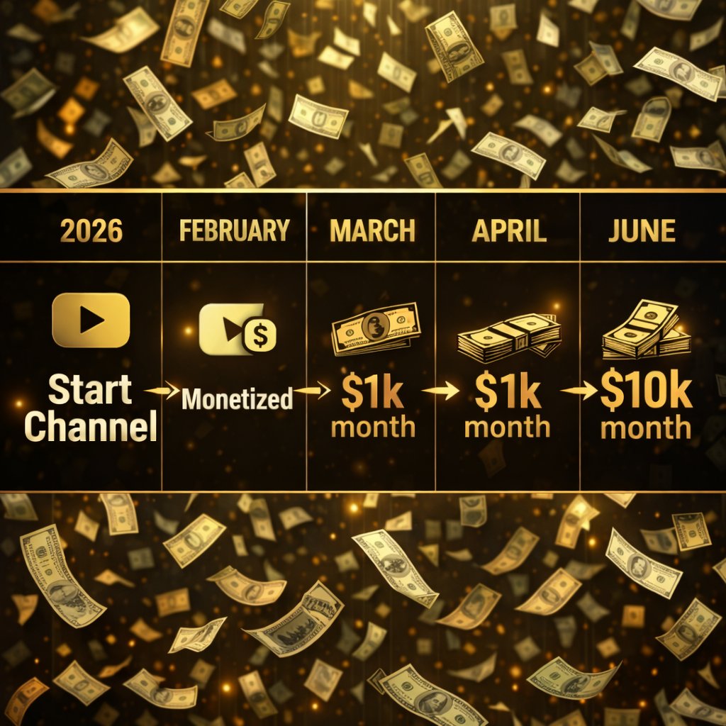 adamfaceles's tweet photo. Stop scrolling.
If you start a faceless channel this week:

Monetization in 30–45 days
First $1k month by February
$10k+ by summer
It's happening for thousands.
Comment "START" for my 2026 launch checklist. https://t.co/j03GjgHE7m