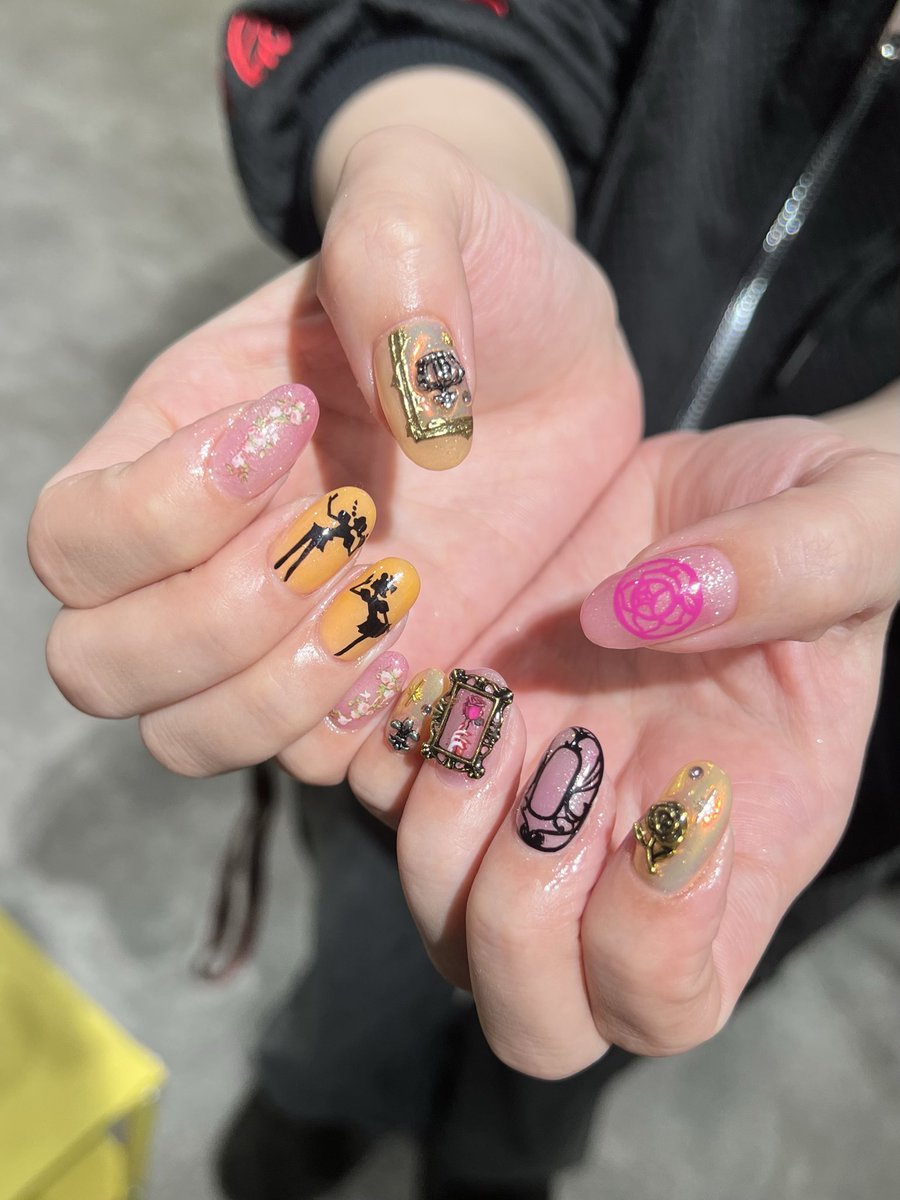 NOUKIN_7's tweet photo. 少女革命ウテナネイルー🌹💅
めっちゃマイナーw

絶対運命黙示録🤣🤣🤣 https://t.co/N0k2XdXISz