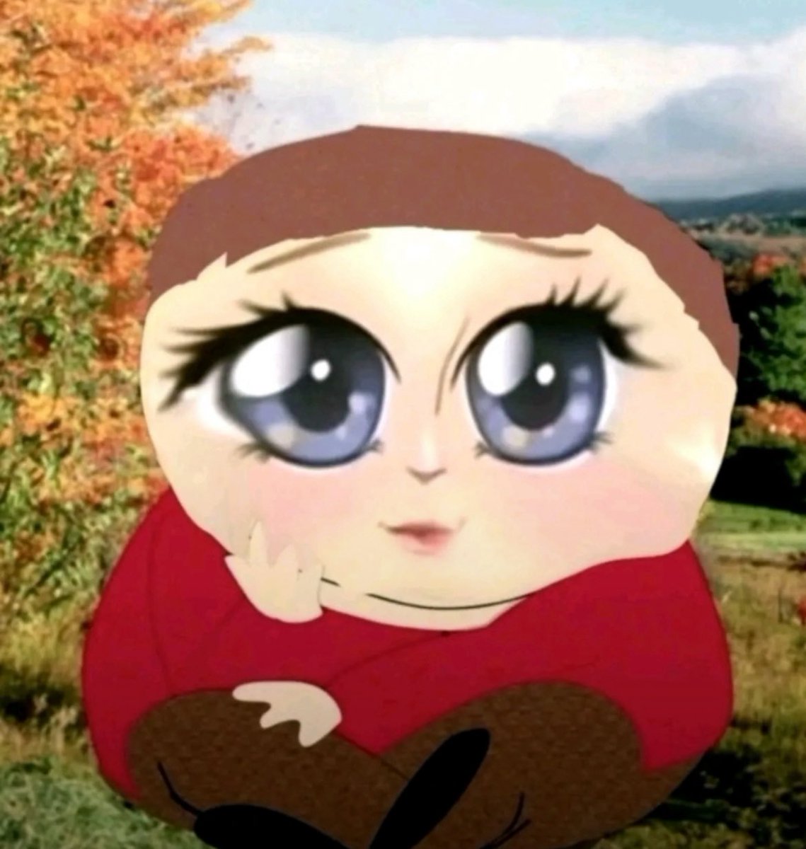 solmareaa's tweet image. sintiéndome así cada vez q me hago mi maquillaje de muñequita kawaii