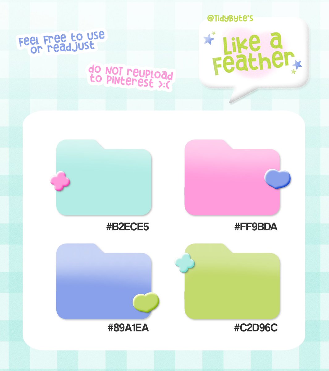 TidyByte's tweet image. ( 🎨🖌️ / color palette, part 2 )
. . encrypted by @TidyByte 🐰 
“ rt &amp;amp; like if saved or used “ ♡