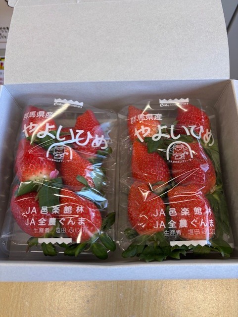 いちごが入荷しました🍓2パックで¥1900です🥰お土産にいかがですか？✨今年もたくさんお客様にご来場いただきましたこと、スタッフ一同心より御礼申し上げます😊元日まだ空きございます🏌️‍♂️来年もよろしくお願いいたします🫶
#群馬県 #板倉ゴルフ場 #ゴルフ #いちご