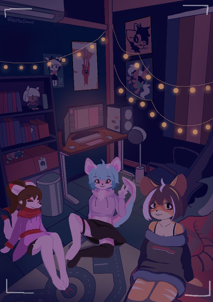 KettleDraws's tweet image. A safe home that we carved out together
#furryart #furryartist #furryartwork