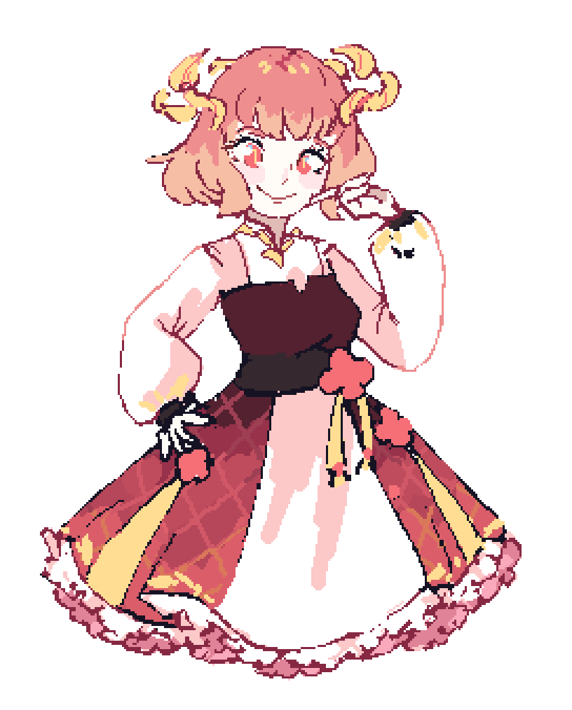 「my girls part 2. wips #pixelart #ドット絵 i 」|finchのイラスト