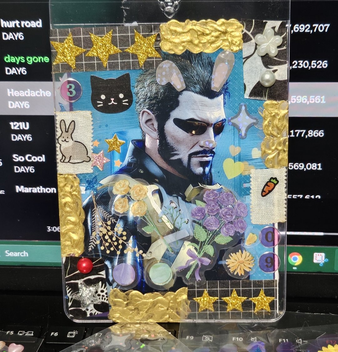 ashes9753's tweet photo. go my adam jensen photocard.. #ineveraskedforthis https://t.co/6G6aVoTsnt