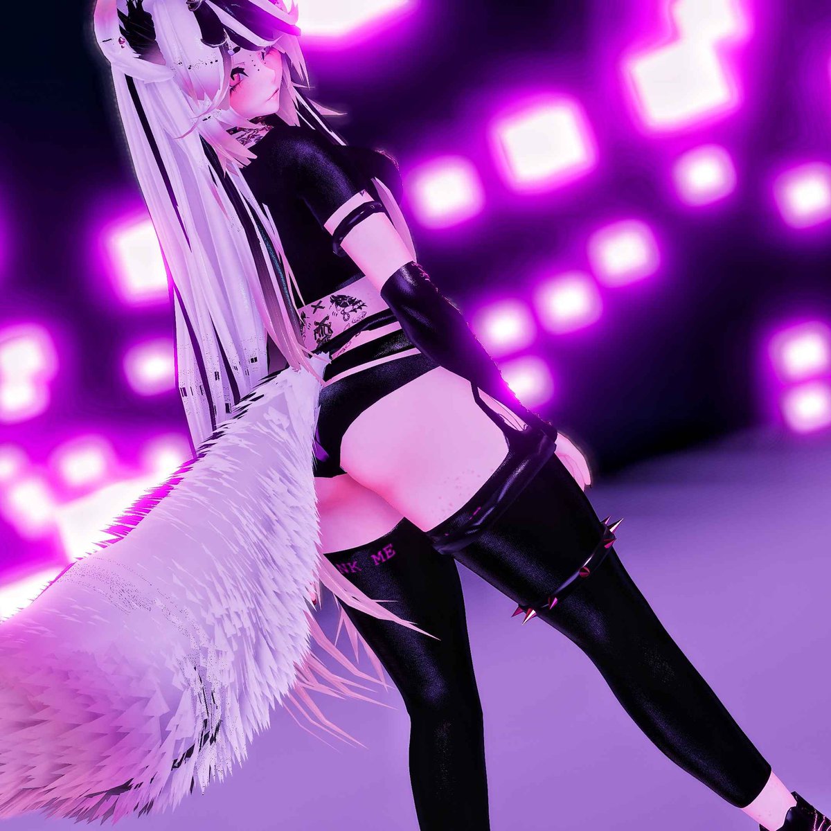 Naughty, The Discord Kitten by <a href="/DippinAvatars/">DippinDotty’s Avatars ･ω･</a> 
Link in Bio ٭*

#VRChat #VRC #VRCAvatar